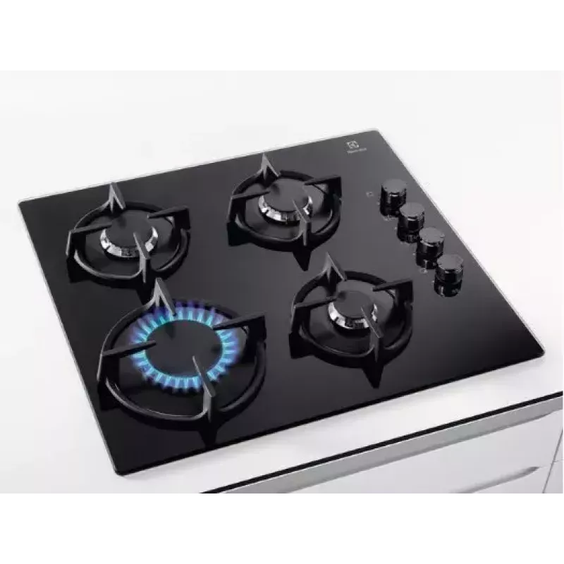 Electrolux EGG6407K čierna vstavaná plynová varná doska 59 cm 4 varné zóny