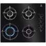 Electrolux EGG6407K čierna vstavaná plynová varná doska 59 cm 4 varné zóny