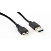 GEMBIRD USB 3.0 puzdro pre 2,5 palca SATA HDD 9,5 mm, priehľadný plast