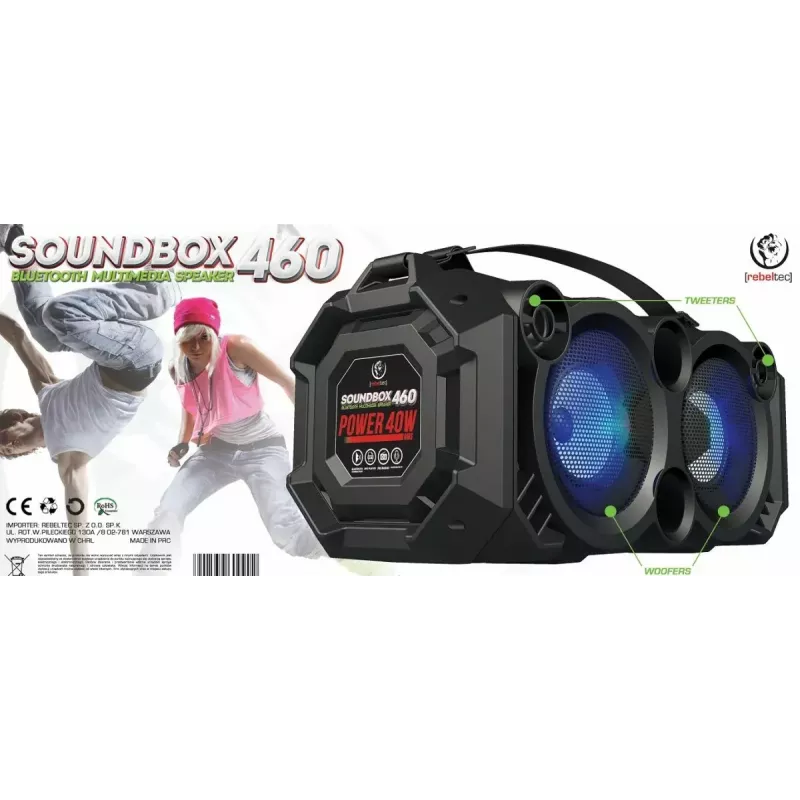 Bluetooth reproduktor SoundBox 460, čierny