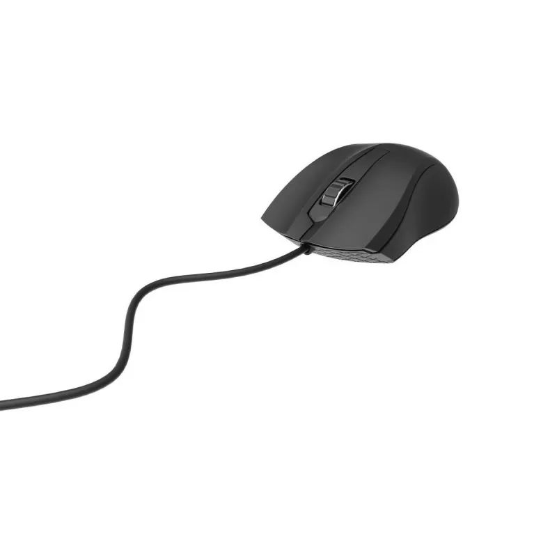 Káblová obojručná optická myš Gembird MUS-3B-01 — USB Type-A, 1000 DPI, 3 tlačidlá, čierna