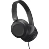 Headset JVC Powerful Sound Wired On Ear čierna, káblový, 10 - 26000 Hz, hovory/hudba, 140 g, Headset, čierna