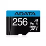 MicroSDXC Flash pamäť ADATA 256 GB UHS‑I Class 10 V10 (čítanie 100 MB/s, zápis 25 MB/s) s SD adaptérom