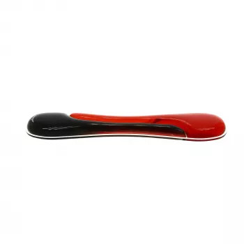 Kensington Duo Gel Opierka zápästia pod klávesnicu — červená, čierna, červená, gél, Taiwan, MIL-STD-810H metóda 504.3 kontaminácia kvapalinami, 240 mm, 182 mm