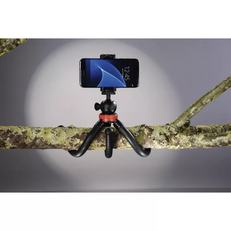 Hama „FlexPro“ Statív Smartphone/Action kamera 3 nohy čierny, červený