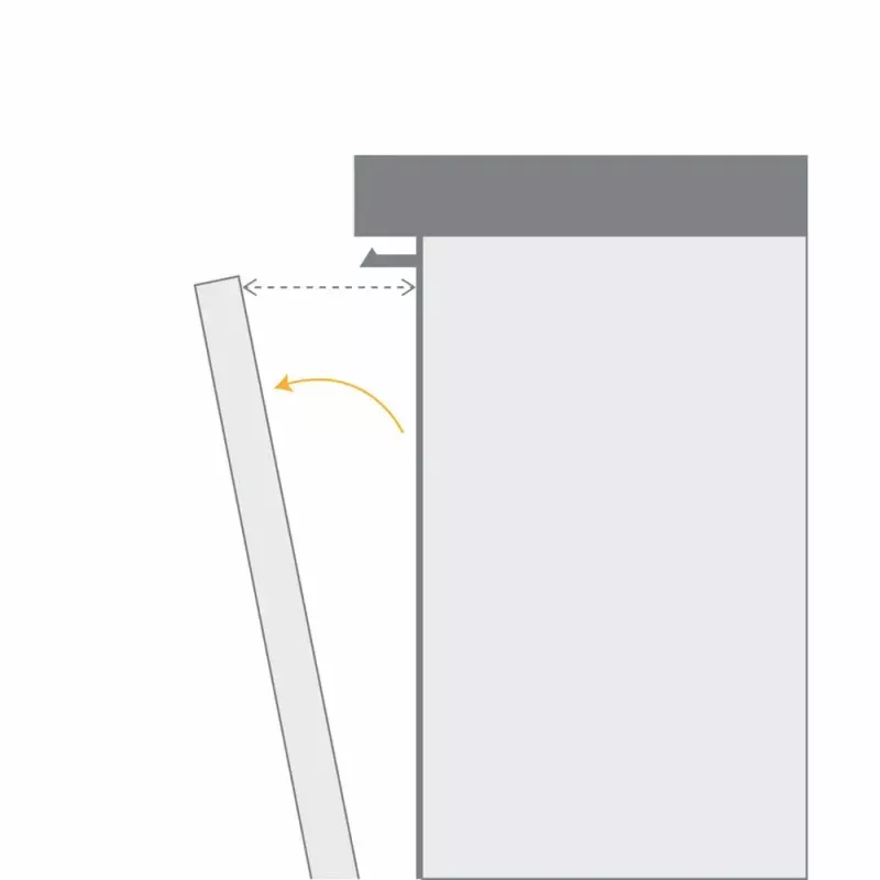 Čiastočne integrovaná umývačka riadu WHIRLPOOL WIC 3C26 F — 60 cm, 14 súprav, 46 dB, energetická trieda E