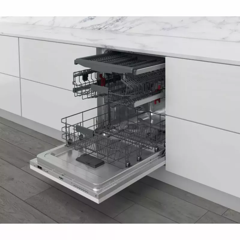 Čiastočne integrovaná umývačka riadu WHIRLPOOL WIC 3C26 F — 60 cm, 14 súprav, 46 dB, energetická trieda E