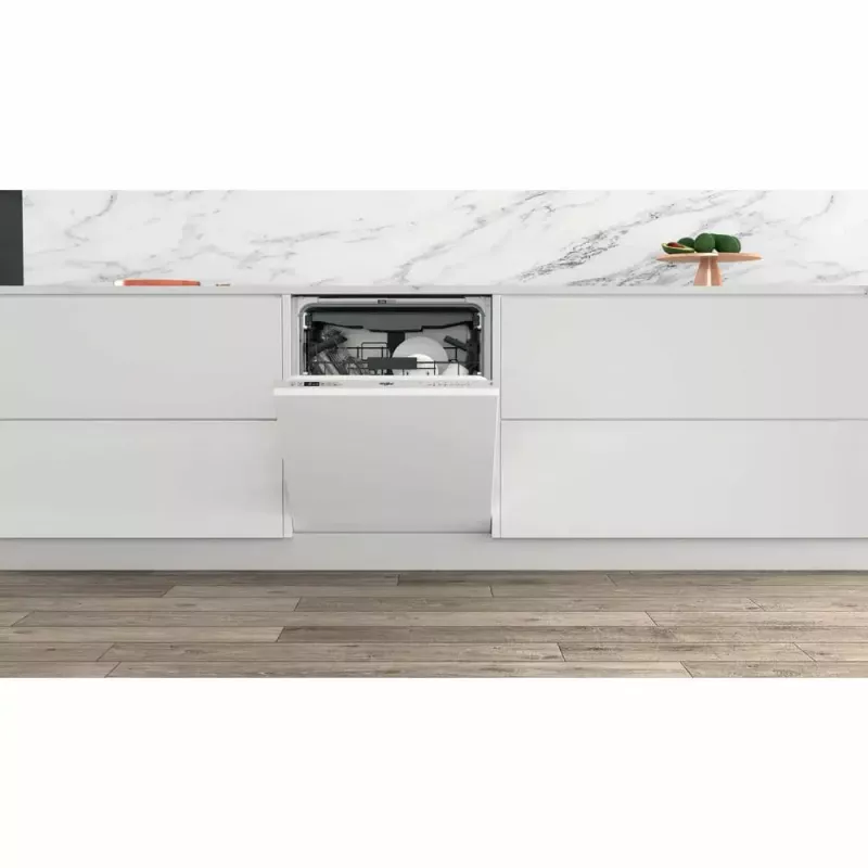 Čiastočne integrovaná umývačka riadu WHIRLPOOL WIC 3C26 F — 60 cm, 14 súprav, 46 dB, energetická trieda E