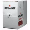 Intellinet sieťový Cat6 kábel vo veľkom balení, 23 AWG, plný drôt, 305 m, sivý, CCA, U/UTP, box