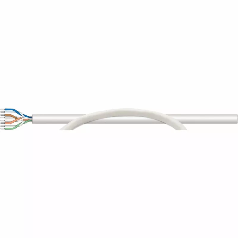 Intellinet sieťový Cat6 kábel vo veľkom balení, 23 AWG, plný drôt, 305 m, sivý, CCA, U/UTP, box