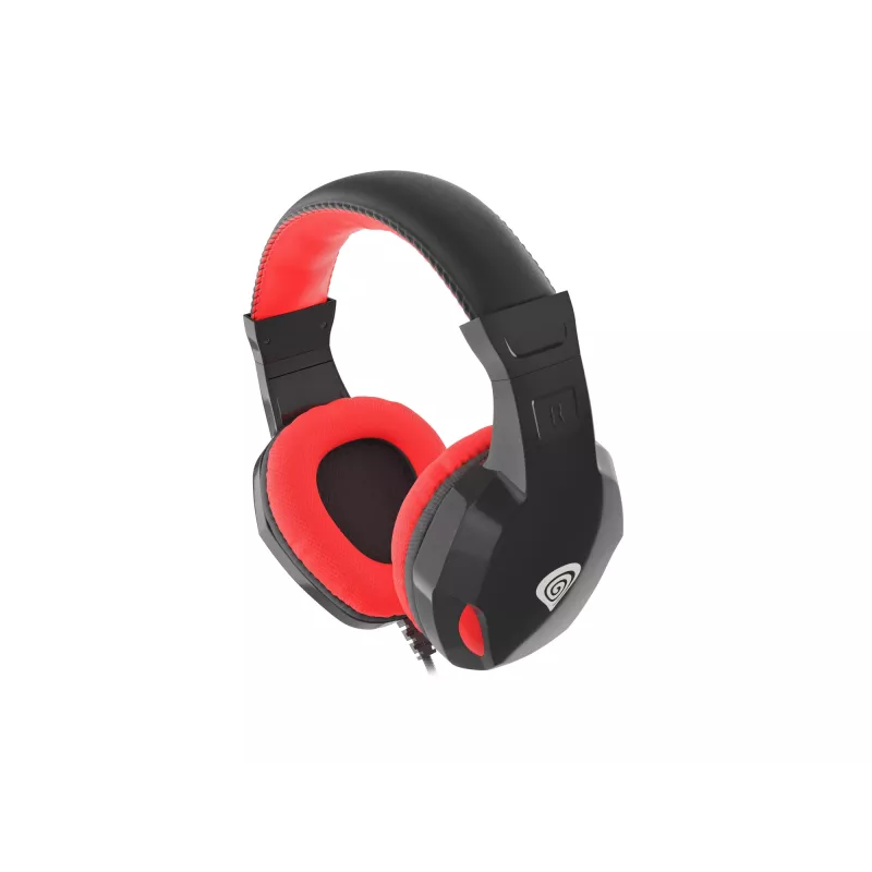 GENESIS Argon 110 headset káblový headset cez hlavu gaming čierna, červená
