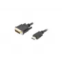 Videokábel adaptér LANBERG HDMI Type-A (samec) na DVI-D (samec), 1,8 m, čierny, max. rozlíšenie 1920 x 1200