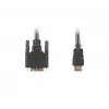 Videokábel adaptér LANBERG HDMI Type-A (samec) na DVI-D (samec), 1,8 m, čierny, max. rozlíšenie 1920 x 1200