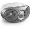 Philips AZ215S/12 prenosný stereo systém 3 W FM strieborná