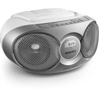 Philips AZ215S/12 prenosný stereo systém 3 W FM strieborná