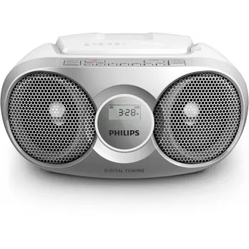 Philips AZ215S/12 prenosný stereo systém 3 W FM strieborná
