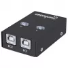 USB sharing switch MANHATTAN 162005, USB 2.0 Type-B, 2 porty, 480 Mbit/s, 1,5 m kábel, biela