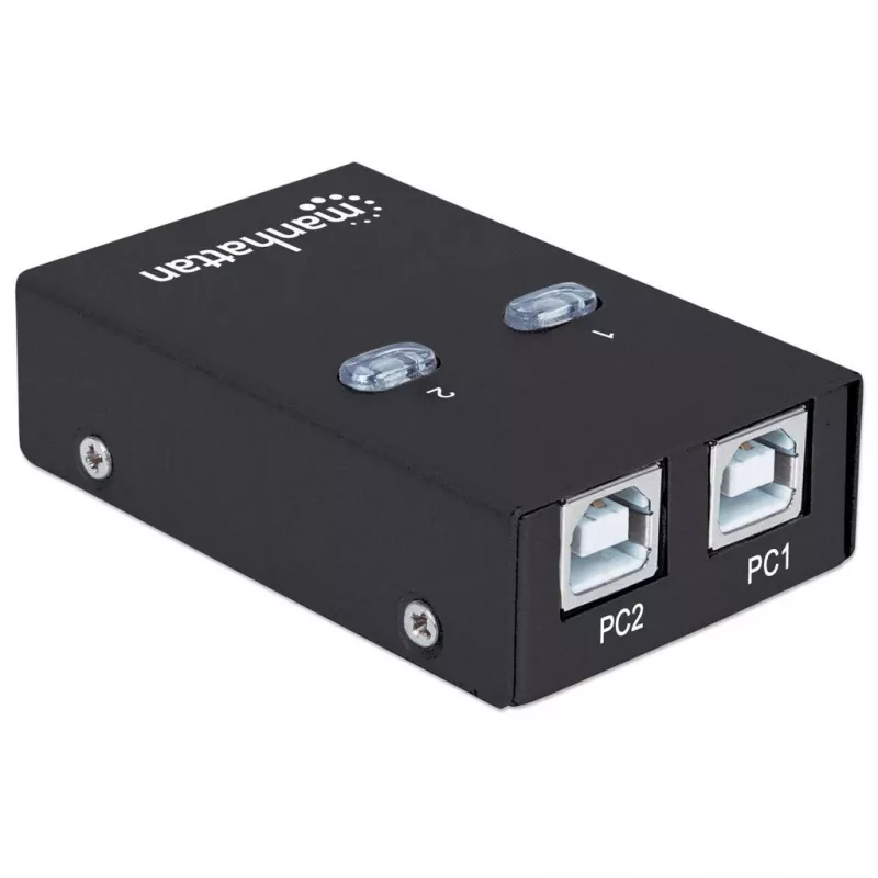 Manhattan 162005 automatický zdieľací prepínač USB 2.0, 2 porty, 480 Mb/s