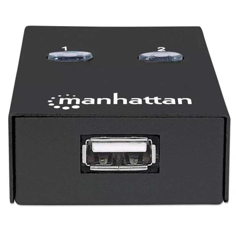 Manhattan 162005 automatický zdieľací prepínač USB 2.0, 2 porty, 480 Mb/s