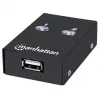 Manhattan 162005 automatický zdieľací prepínač USB 2.0, 2 porty, 480 Mb/s