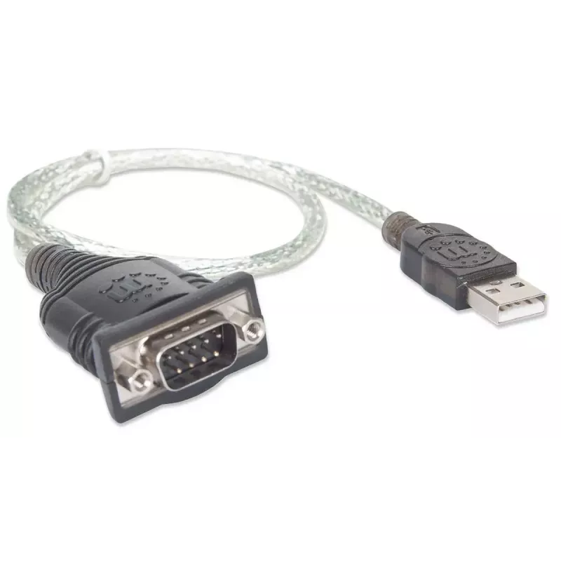 USB-A na sériový konvertorový kábel Manhattan 205146