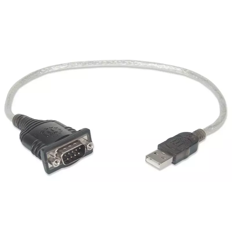 USB-A na sériový konvertorový kábel Manhattan 205146
