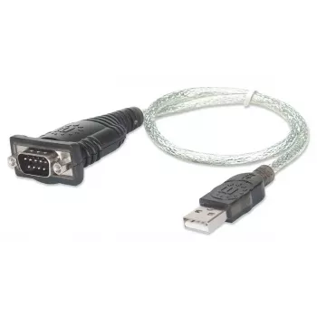 USB-A na sériový konvertorový kábel Manhattan 205146