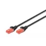 DIGITUS Professional patch kábel - CAT6 - U/UTP - Snagless - 5m - čierny
