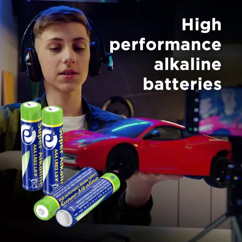 Jednorazová batéria Gembird ENERGENIE EG-BA-AAA4-01
