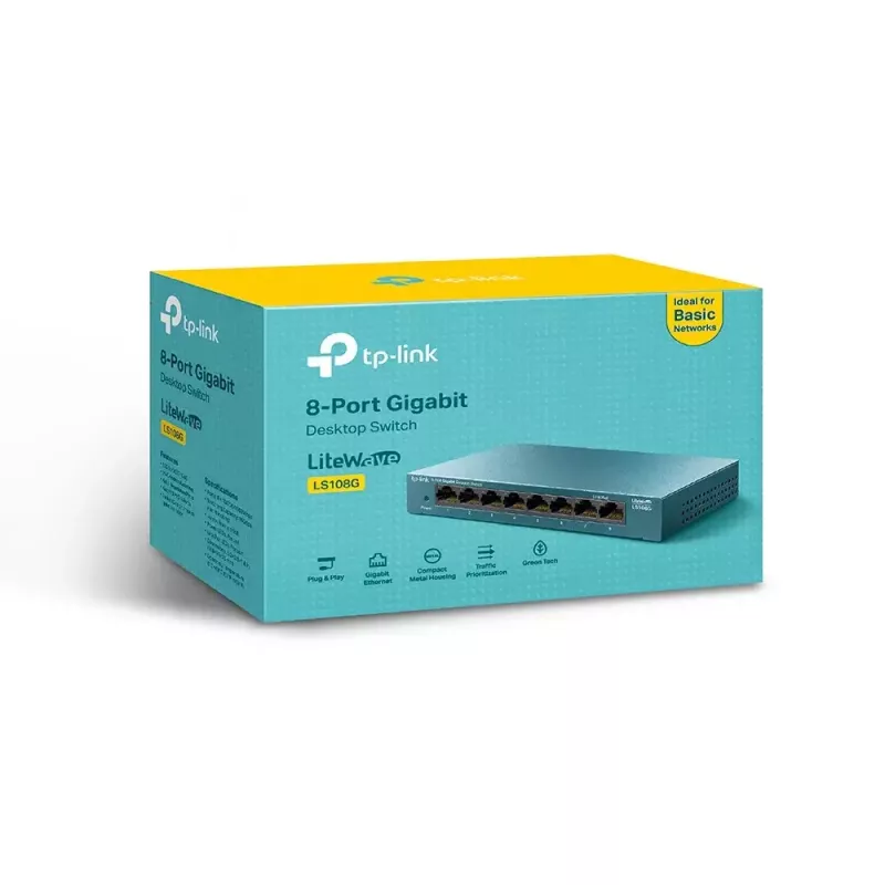 TP-Link 8-portový 10/100/1000Mbps desktopový sieťový switch