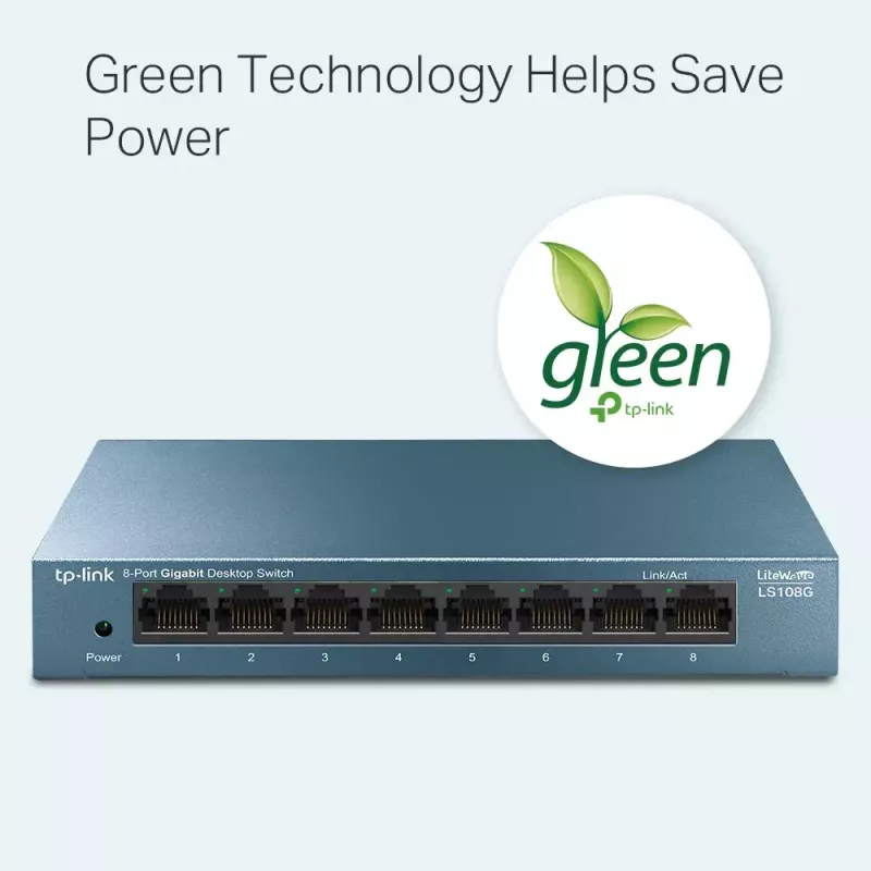 TP-Link 8-portový 10/100/1000Mbps desktopový sieťový switch