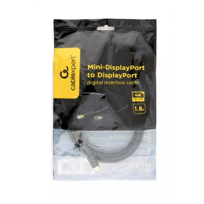 Gembird Cablexpert CCP-mDP2-6 kábel Mini DisplayPort na DisplayPort, 1,8 m, čierny