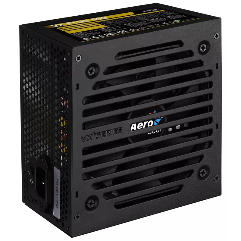 Aerocool VX PLUS 650 napájací zdroj 650 W 20+4 Pin ATX ATX čierny