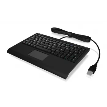 KeySonic ACK-3410 (US) klávesnica kancelárska USB US-angličtina čierna