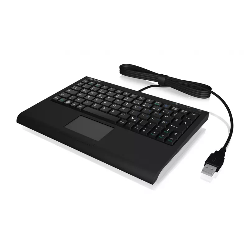KeySonic ACK-3410 (US) klávesnica kancelárska USB US-angličtina čierna