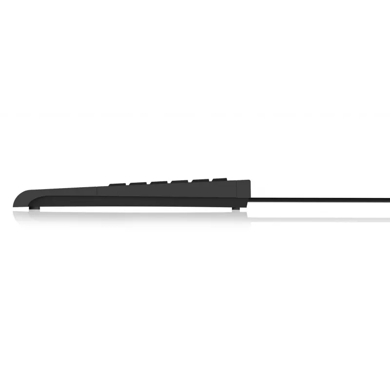 KeySonic ACK-3410 (US) klávesnica kancelárska USB US-angličtina čierna