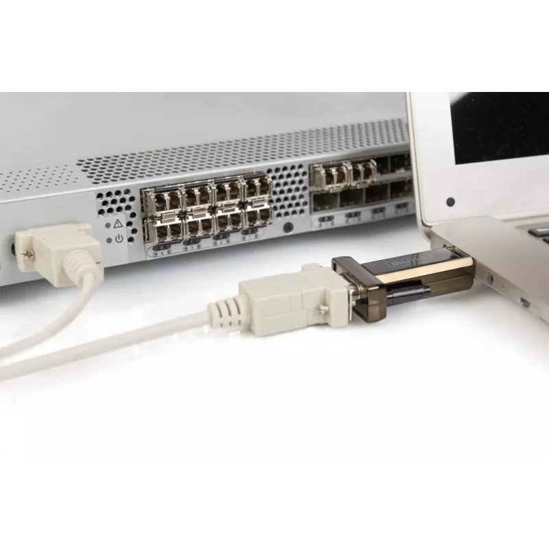 DIGITUS USB 2.0 na sériový konvertor, DSUB 9M vrátane USB A kábla 80cm