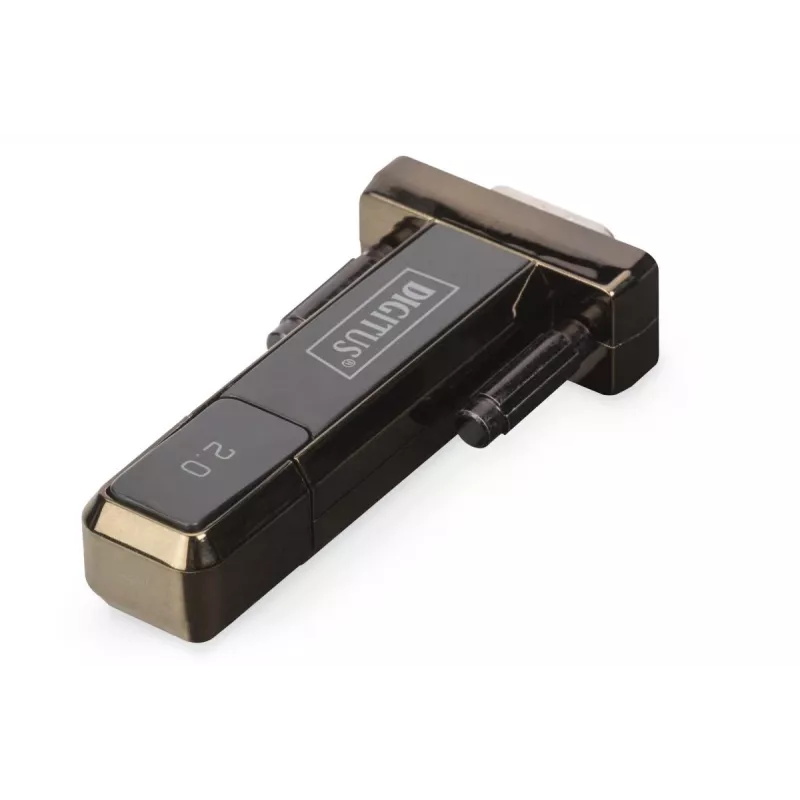 DIGITUS USB 2.0 na sériový konvertor, DSUB 9M vrátane USB A kábla 80cm