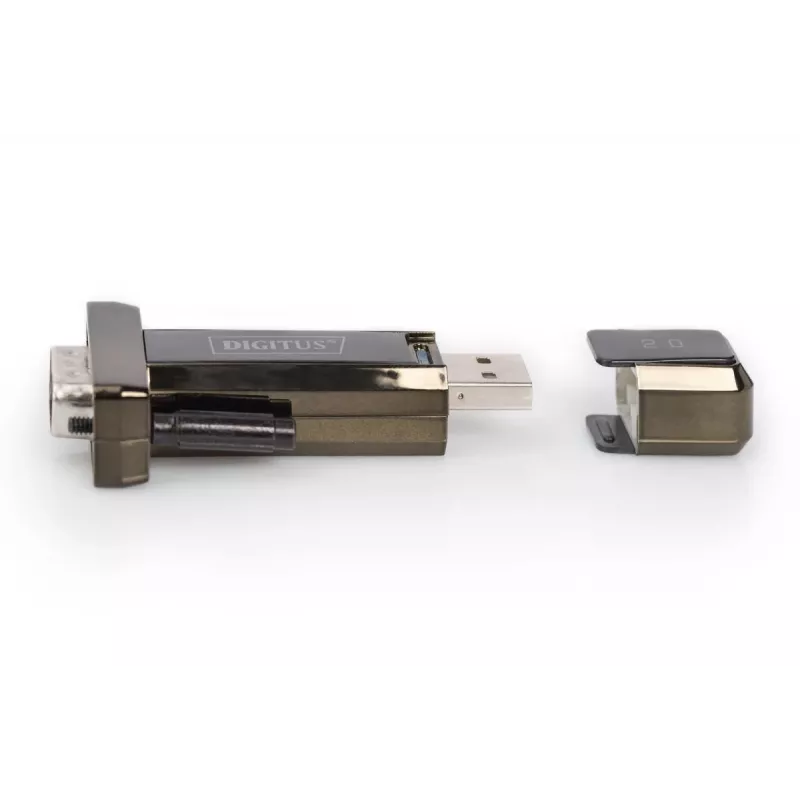 DIGITUS USB 2.0 na sériový konvertor, DSUB 9M vrátane USB A kábla 80cm