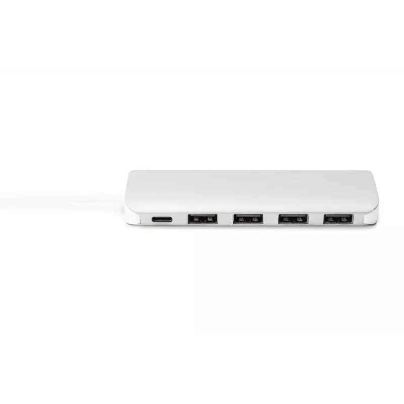 DIGITUS USB-C HUB 4-port PD 4x USB 3.0, 1x PD nabíjanie, sivý