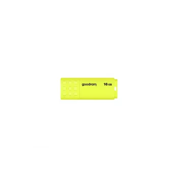 USB kľúč GOODRAM UME2 16 GB, USB 2.0 Type-A, žltá, 51 × 21 mm