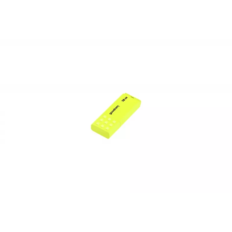 USB kľúč GOODRAM UME2 16 GB, USB 2.0 Type-A, žltý, 51 × 21 mm