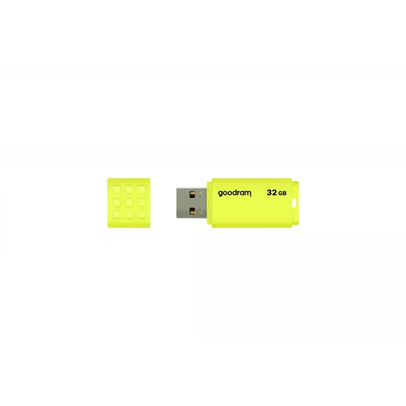 USB kľúč GOODRAM UME2 32 GB USB Type-A 2.0, čítanie 20 MB/s, zápis 5 MB/s, žltý