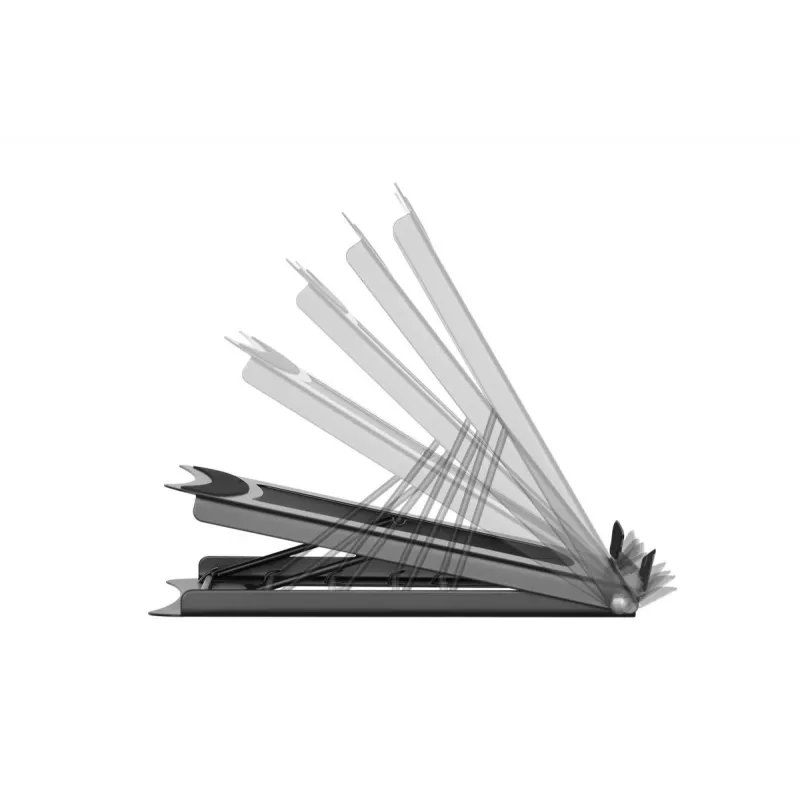 DIGITUS skladací oceľový stojan na notebook/tablet s 5 polohami nastavenia