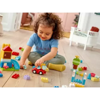 LEGO DUPLO 10914 škatuľa s kockami Deluxe, 85 dielikov, od 1,5 roka