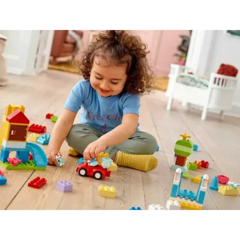 LEGO DUPLO 10914 škatuľa s kockami Deluxe, 85 dielikov, od 1,5 roka
