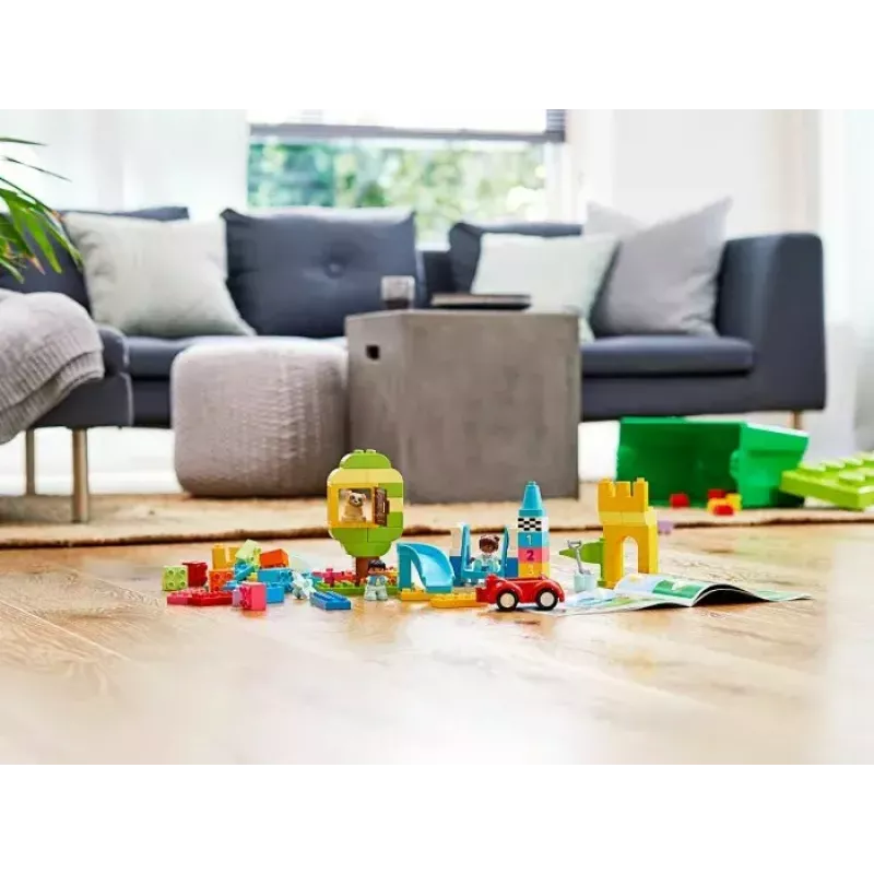 LEGO DUPLO 10914 škatuľa s kockami Deluxe, 85 dielikov, od 1,5 roka