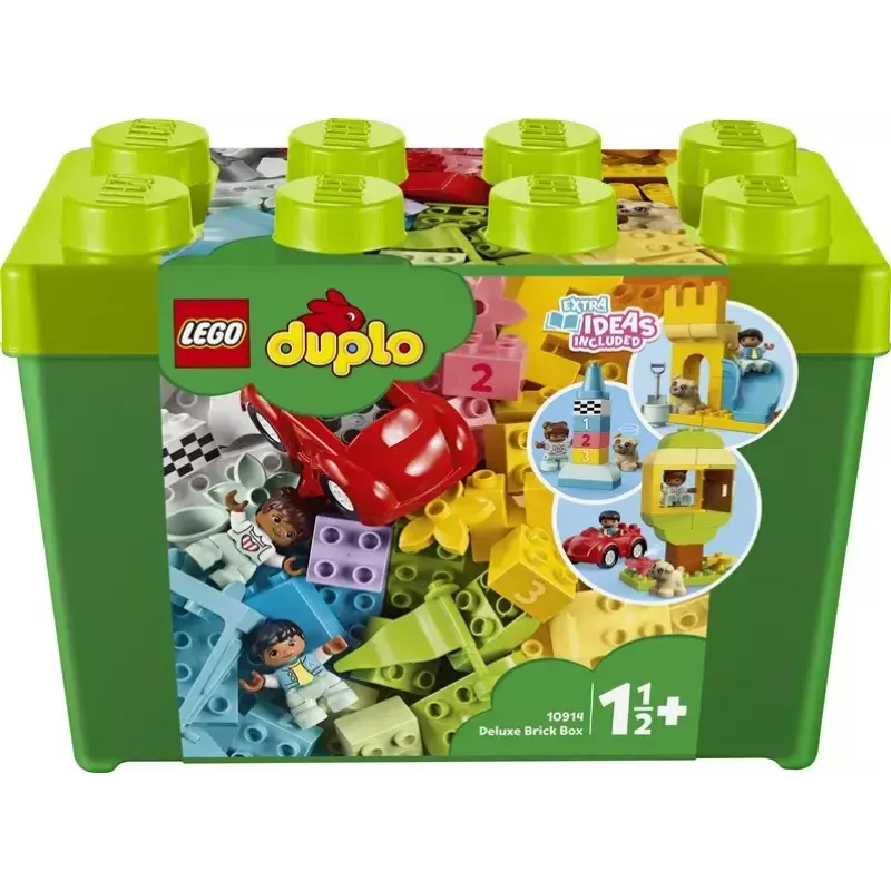 LEGO DUPLO 10914 škatuľa s kockami Deluxe, 85 dielikov, od 1,5 roka