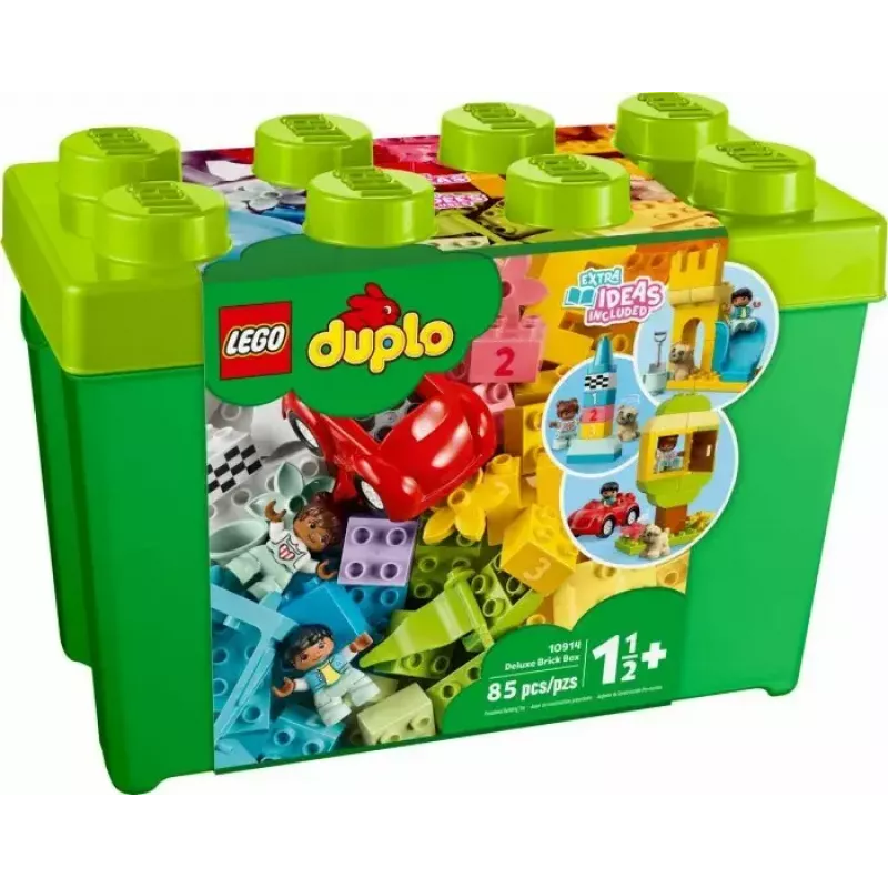 LEGO DUPLO 10914 škatuľa s kockami Deluxe, 85 dielikov, od 1,5 roka