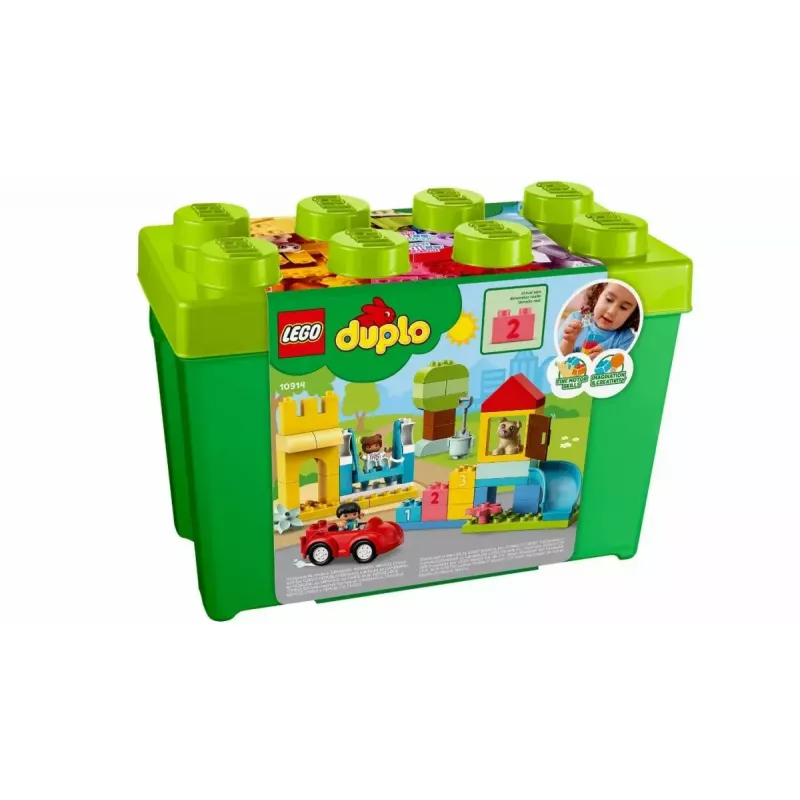 LEGO DUPLO 10914 škatuľa s kockami Deluxe, 85 dielikov, od 1,5 roka